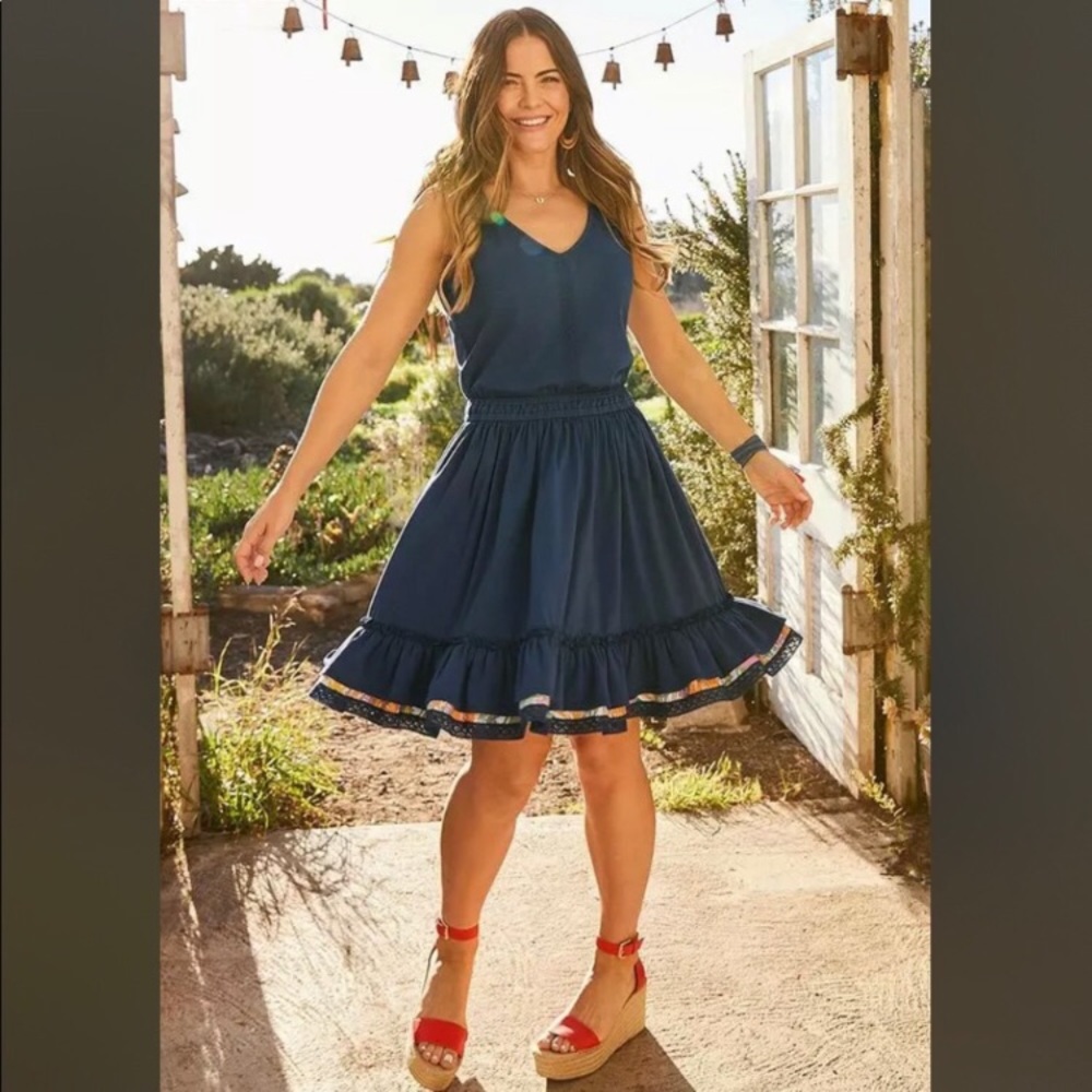 Matilda Jane Navy Blue Midi Dress